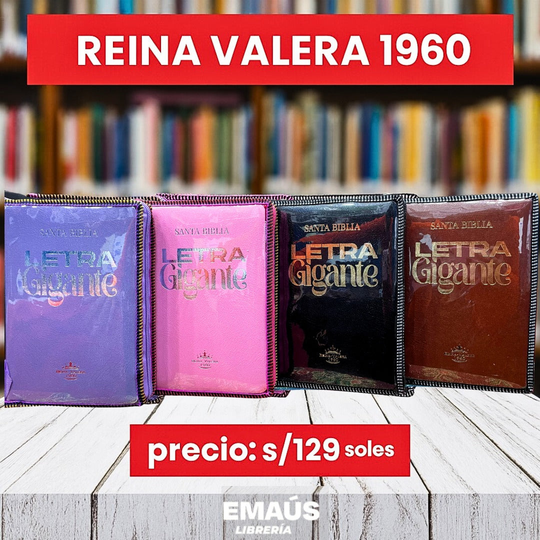 Biblia con letra gigante + estuche + separadores + resaltador